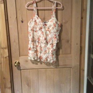 🔥🔥NWOT never worn. Ladies lace cami top. Beautiful colors!! Excellent condition